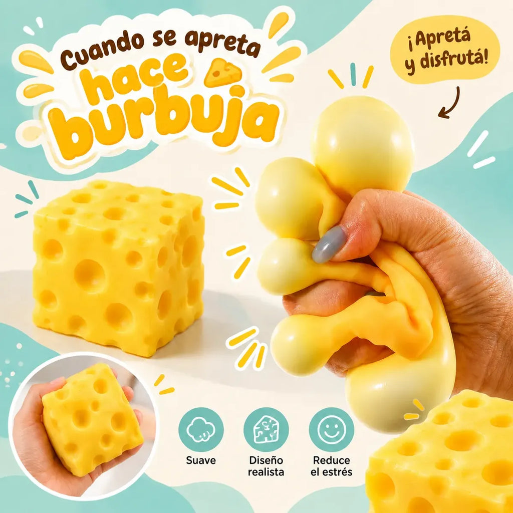 Combo Manteca + queso - juguete antiestrés