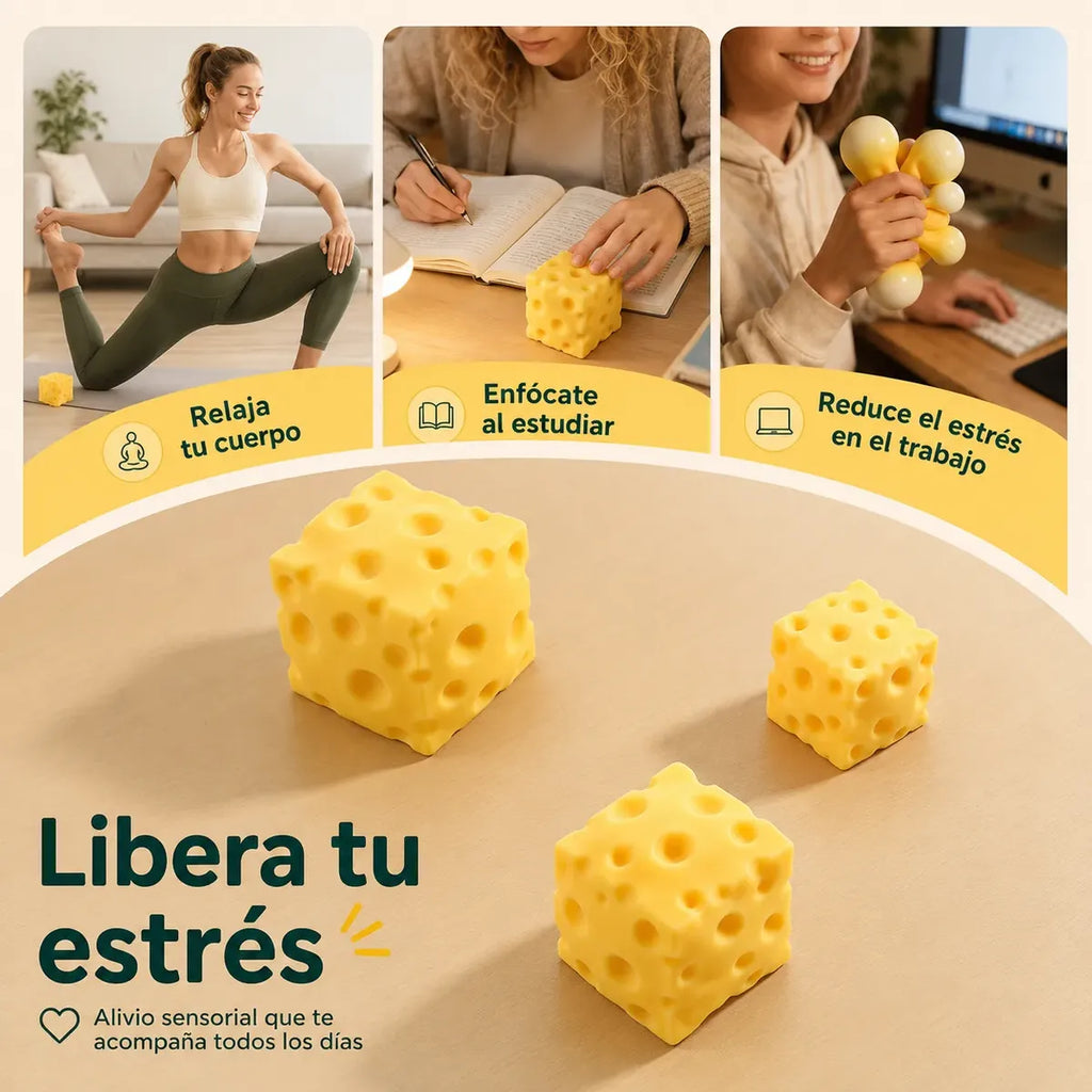 Combo Manteca + queso - juguete antiestrés
